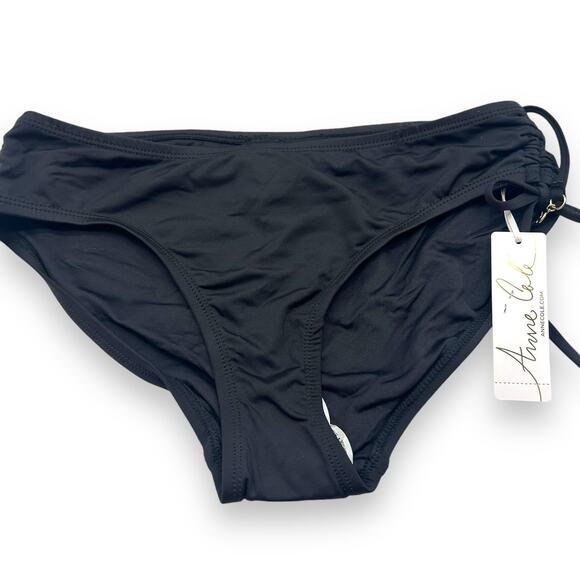 NEW Anne Cole Striped Bikini Set Size XS D Cup Ruched Swim Suit Halter NWT - Picture 10 of 14